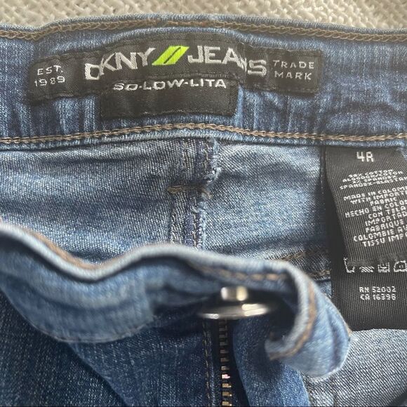 DKNY Jeans So Low Lita Straight Jeans SIZE 4R - Picture 14 of 16